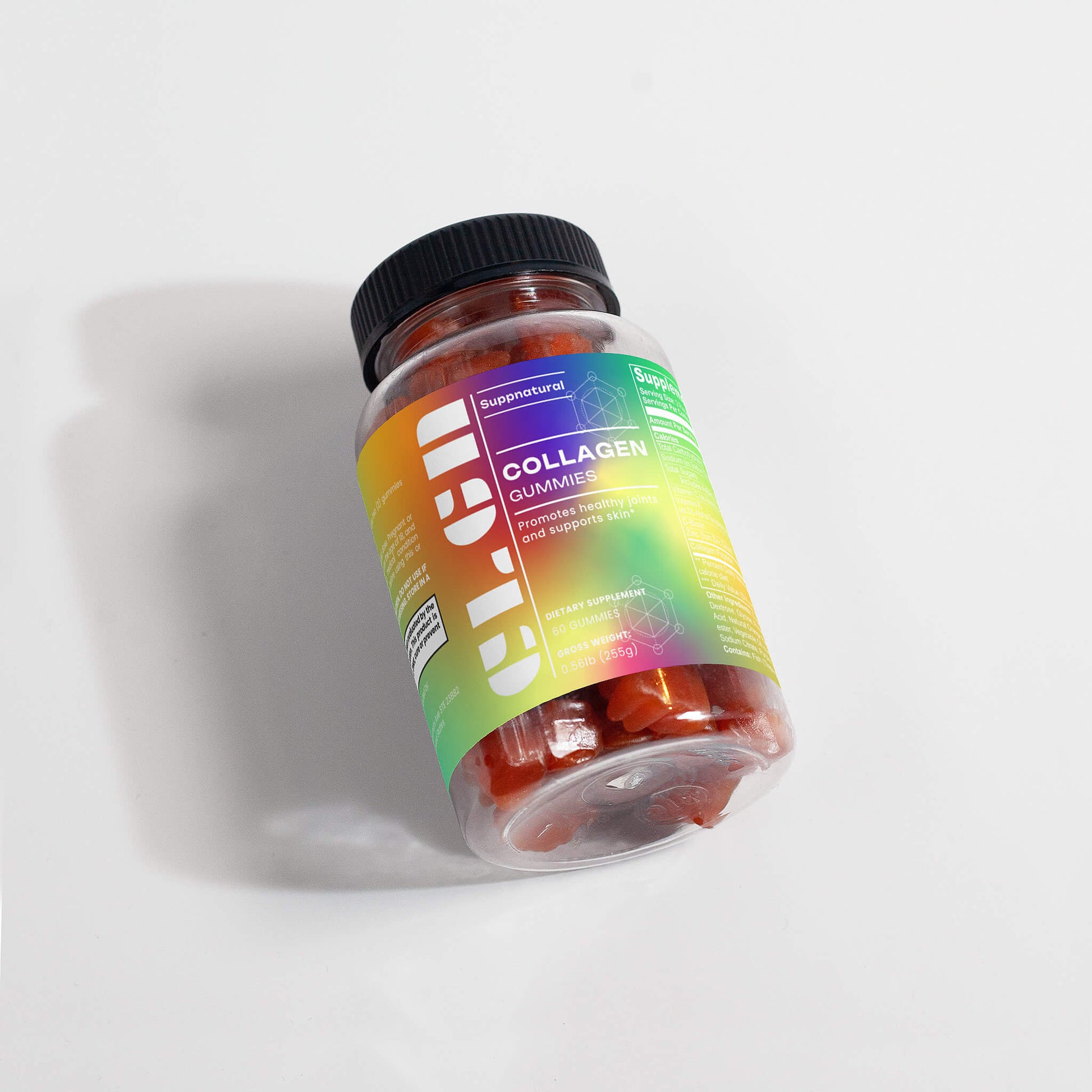 Marine collagen from fish, Vitamin C, and Biotin for youthful skin and strong nails