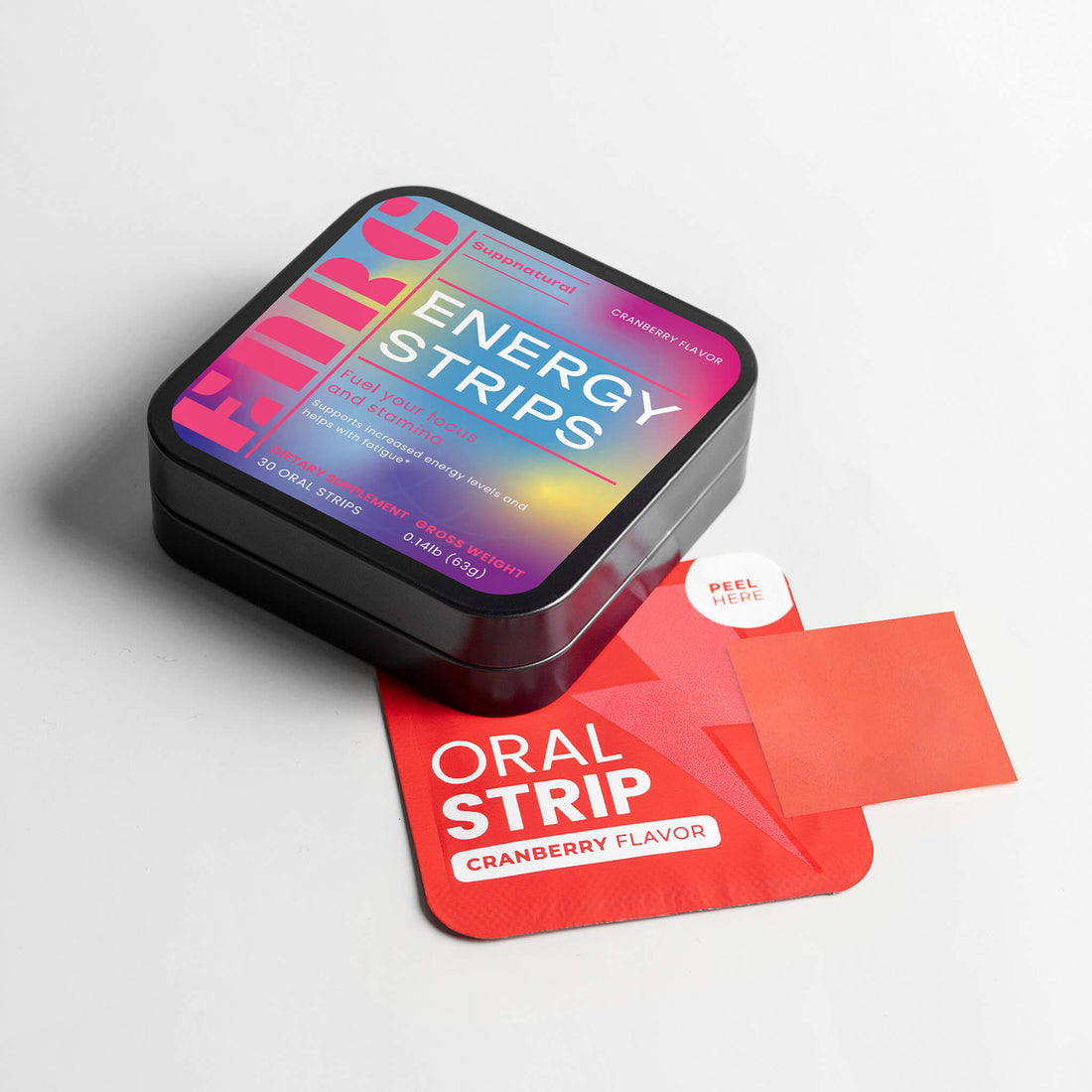 ENRG Energy Strips Supplement – Fast-Acting Natural Focus & Endurance Boost