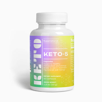 KETO-5 Capsules – Keto Metabolism Support Supplement with Raspberry Ketone