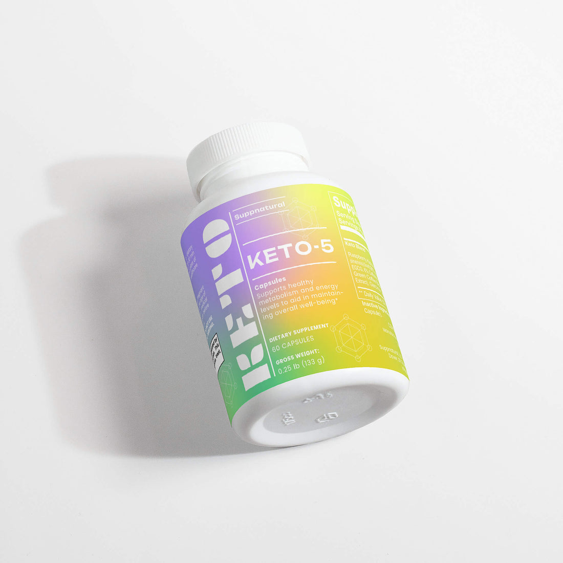 KETO-5 Capsules – Keto Metabolism Support Supplement with Raspberry Ketone
