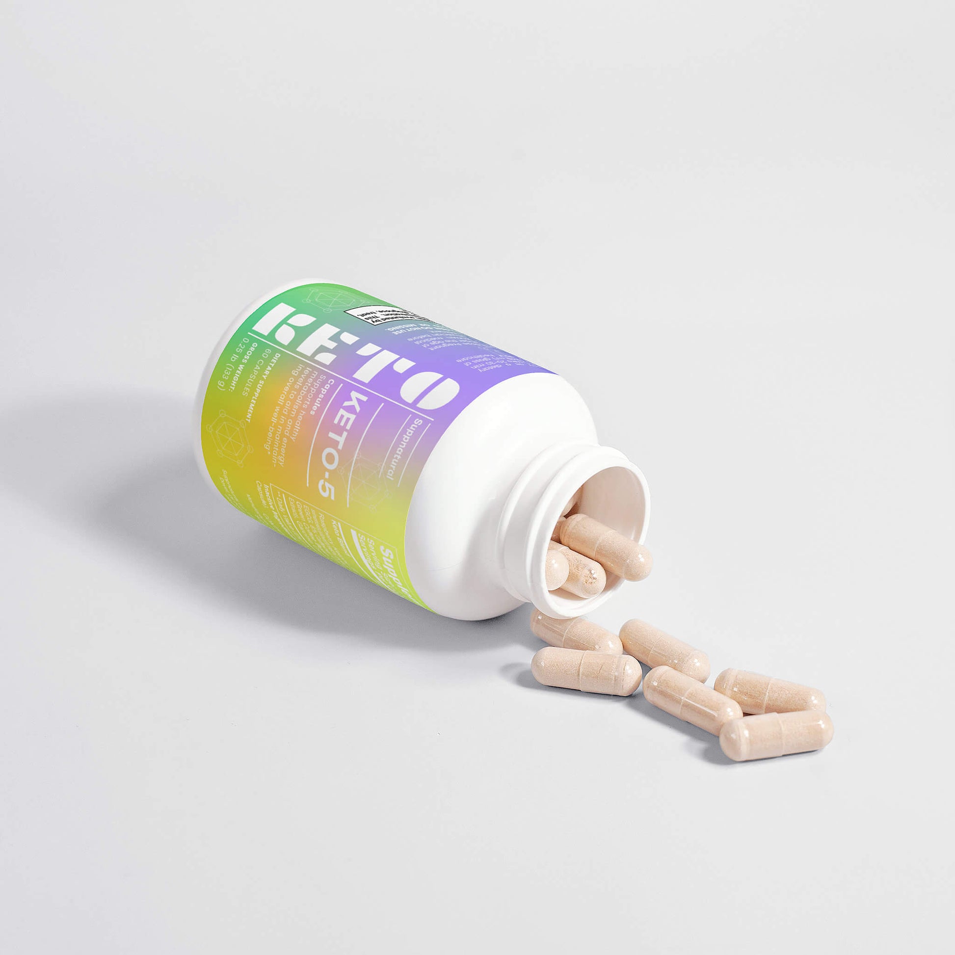 Keto-friendly supplement for balanced energy and metabolism on the go