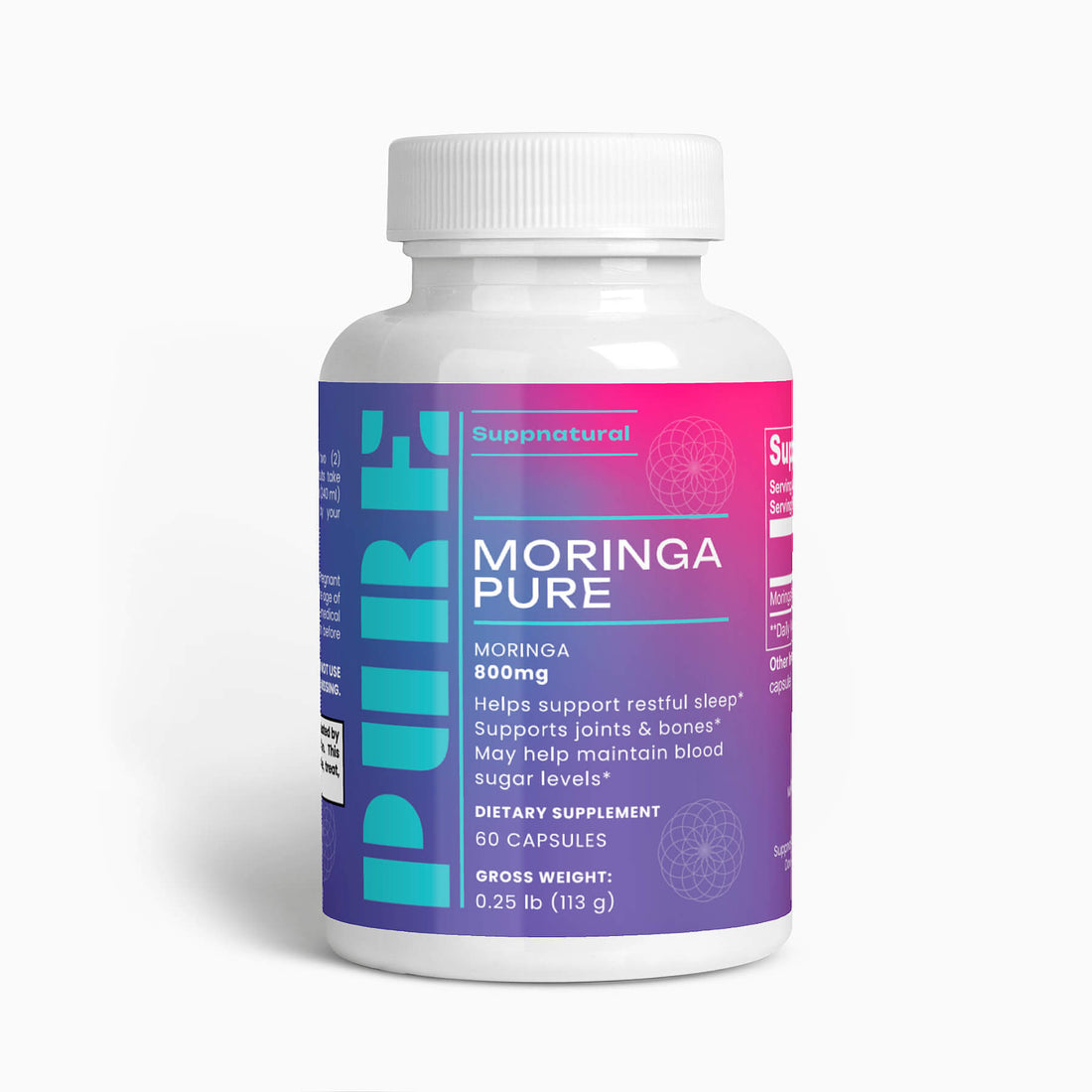 Moringa Pure Organic Capsules – Anti-Inflammatory and Energy Support